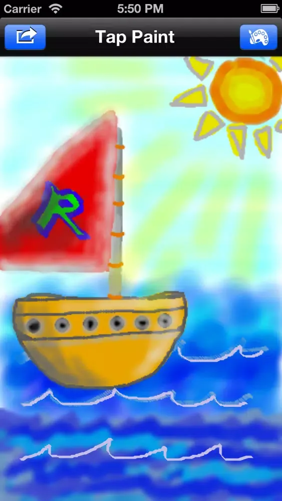 ภาพหน้าจอของ Tap Paint: Draw and Play for Kids