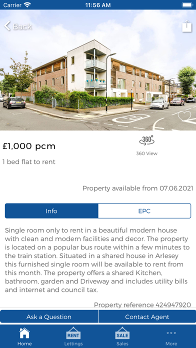 Screenshot di Blueprint Estate Agents Ltd