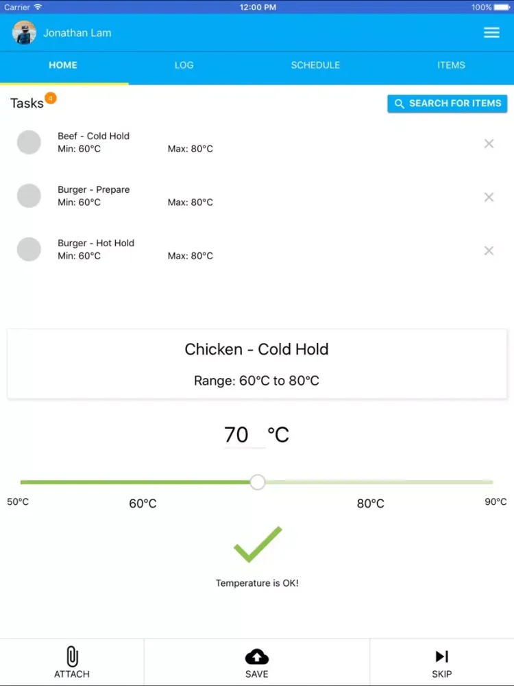 Скриншоты SafeCheck iPad 