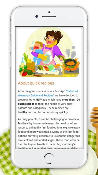 Zrzuty ekranu Baby Led Weaning Quick Recipes
