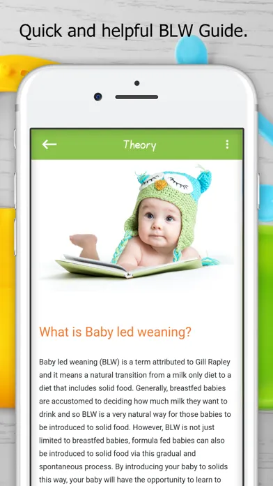 Baby Led Weaning Guide Recipes 스크린샷