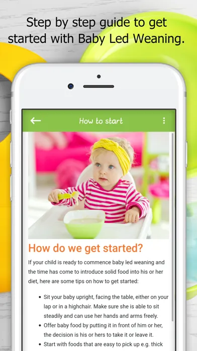 Baby Led Weaning Guide Recipes 스크린샷