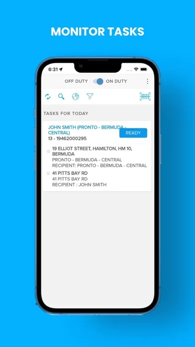 Pronto: Agent Screenshots