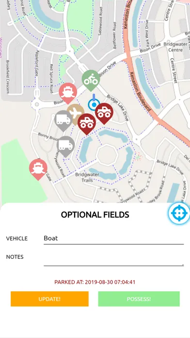 Last Parked Screenshots
