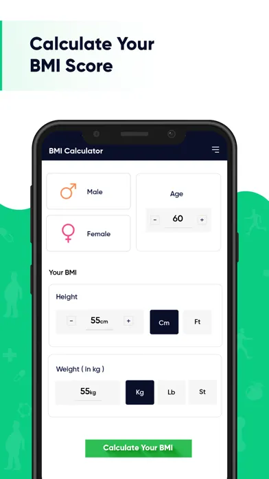 BMI Calculator - Fitness Track سکرین شاٹس