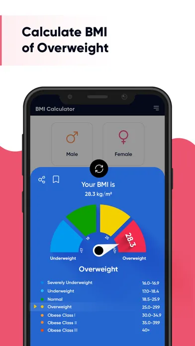 BMI Calculator - Fitness Track سکرین شاٹس