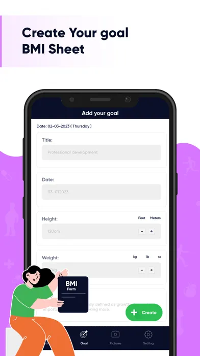 BMI Calculator - Fitness Track سکرین شاٹس