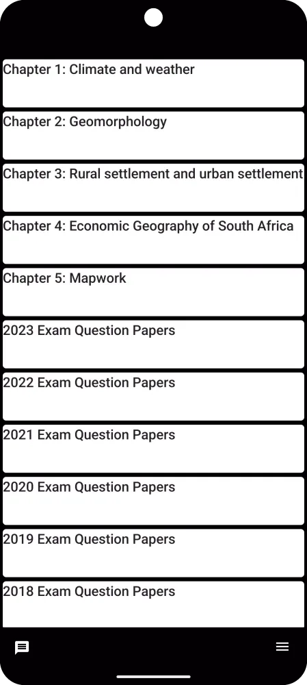 Screenshot di Grade 12 Geography