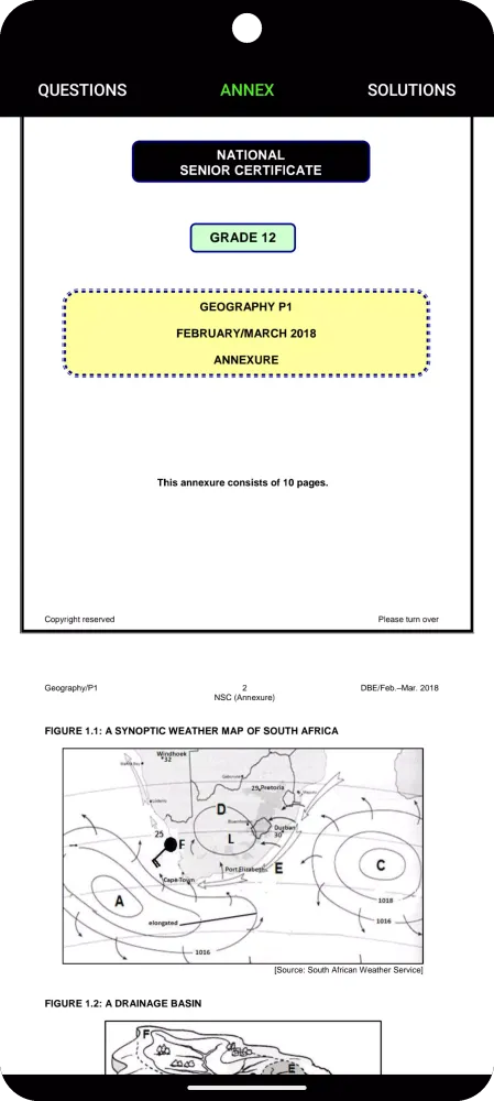 Screenshot di Grade 12 Geography