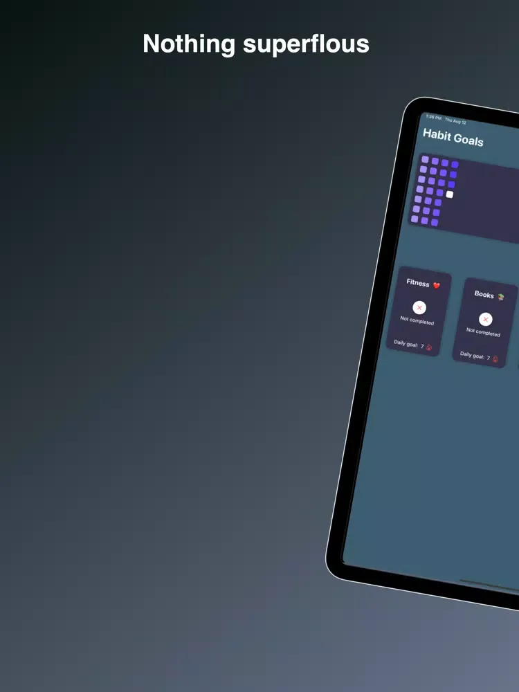 Habit Goal: Daily Tracker iPad  স্ক্রিনশট