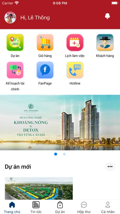 Ảnh chụp màn hình của BN Investment