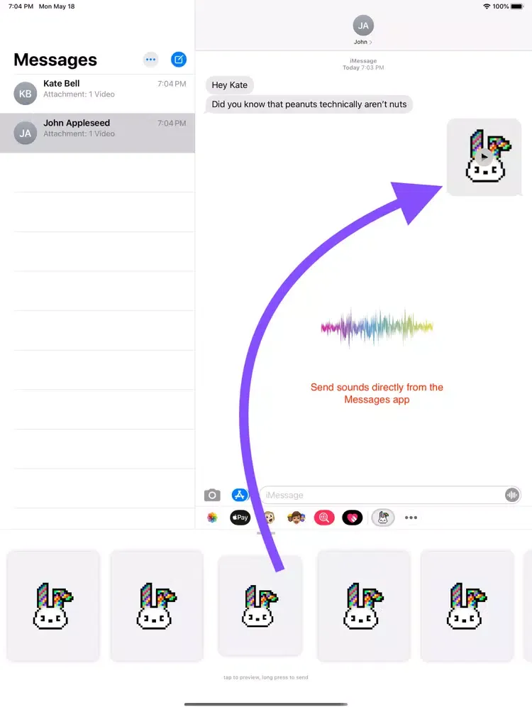 Tangkapan skrin Thwump iPad 