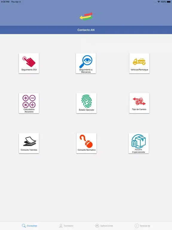 Captures d'écran de Contacto AN iPad 