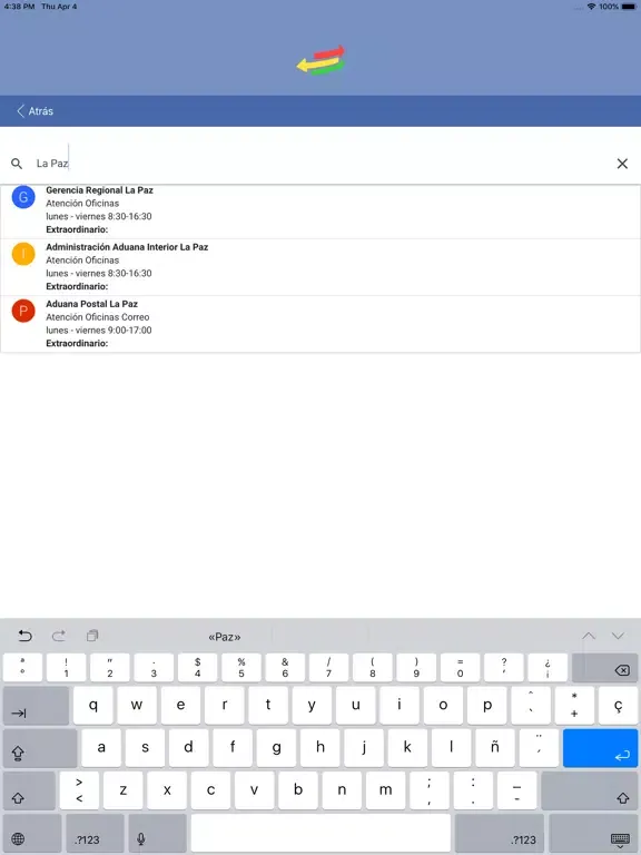 Captures d'écran de Contacto AN iPad 
