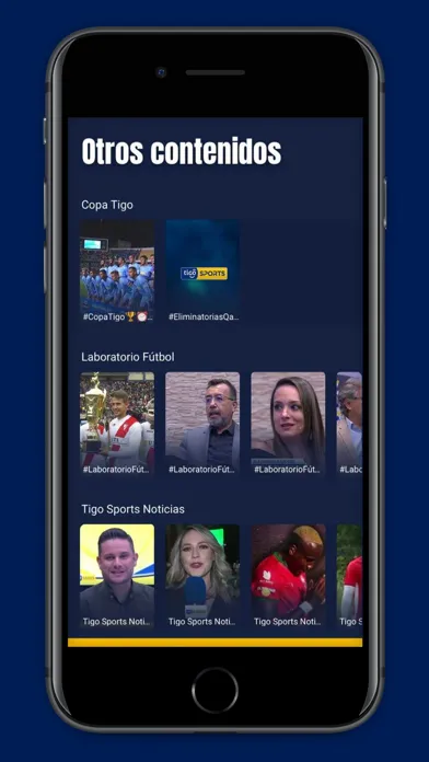 Tigo Sports Bolivia Ekran Görüntüleri