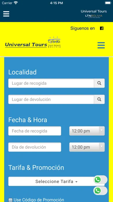 Universal Tours LTN應用截圖