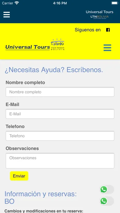 Universal Tours LTN應用截圖