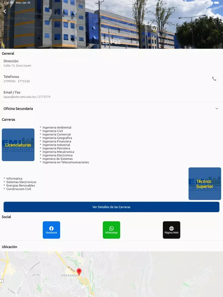 EMI Informativa iPad  스크린샷