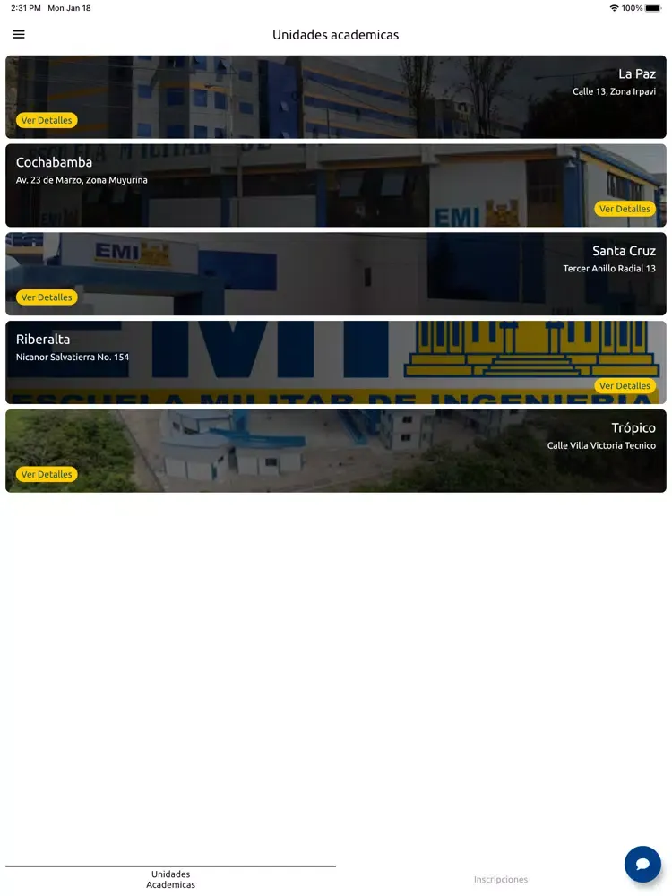 EMI Informativa iPad  스크린샷