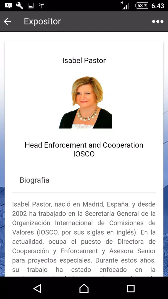 ASFI Eventos Screenshots