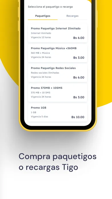 Tigo Money Bolivia Screenshots