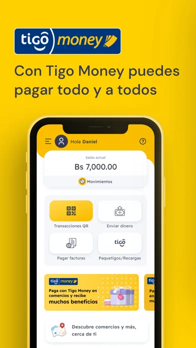 Tigo Money Bolivia Screenshots
