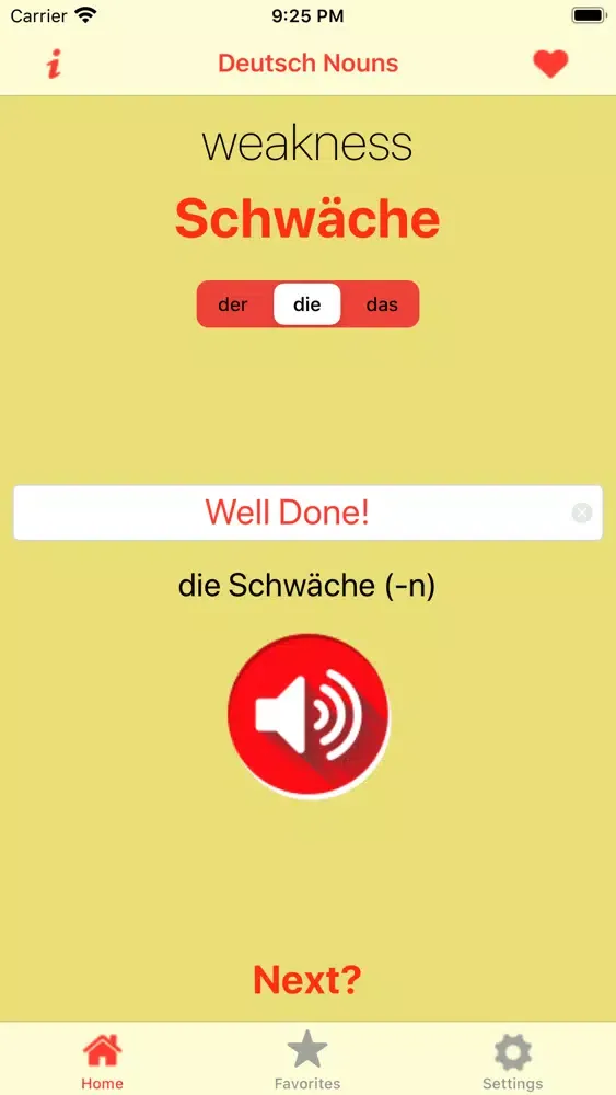 DeutschNouns Ekran Görüntüleri