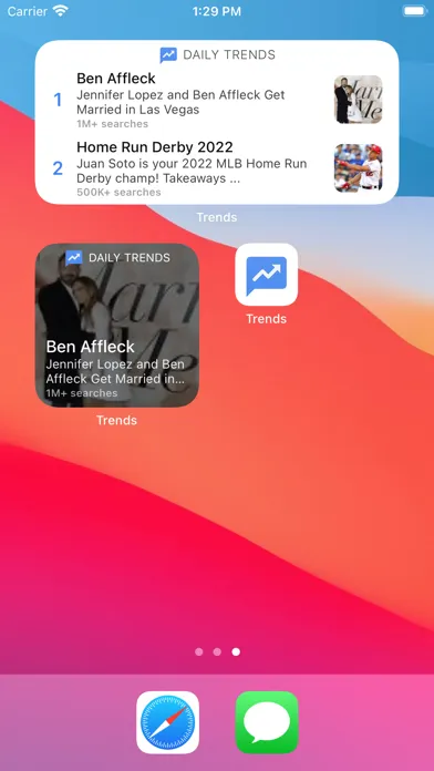 Capturas de pantalla de Trends on Google Trends