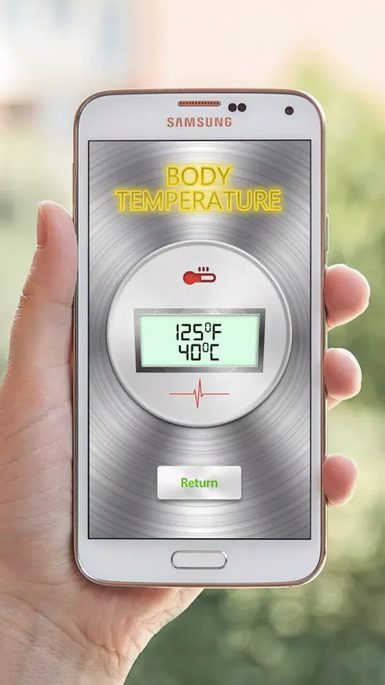 Body Temperature Checker Prank Screenshots