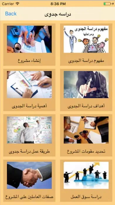مشاريع مربحه স্ক্রিনশট