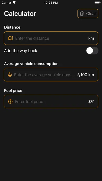 Fuel Trip Calculator应用截图
