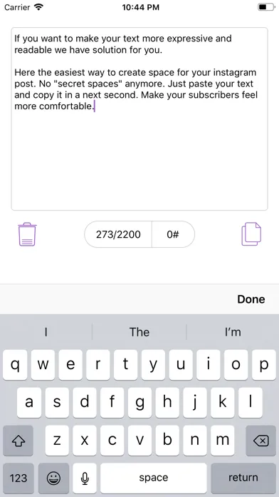 Paragraph for Instagram Ekran Görüntüleri