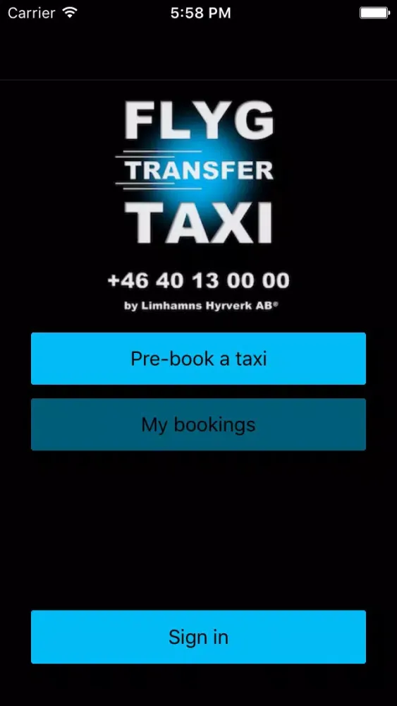 Zrzuty ekranu Book Airport Taxi