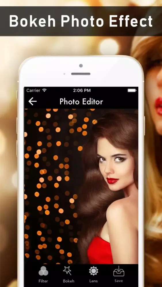 ภาพหน้าจอของ Bokeh Effects Photo Editor