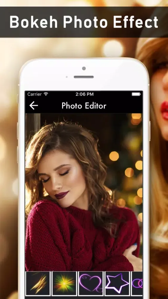 ภาพหน้าจอของ Bokeh Effects Photo Editor