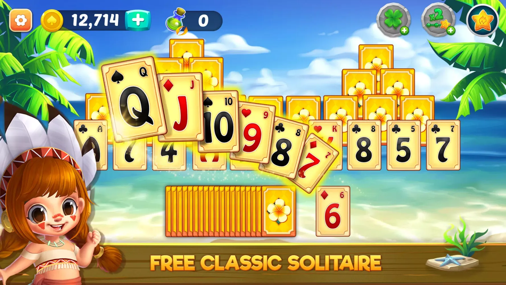 Скриншоты Solitaire Tripeaks Adventure