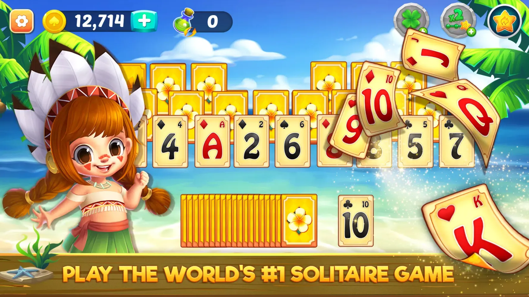 Скриншоты Solitaire Tripeaks Adventure