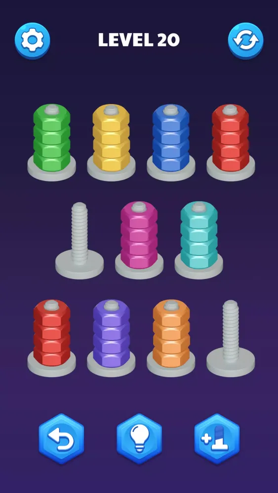 Nut Sort Puzzle:Nuts and Bolts應用截圖