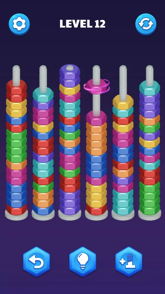 Nut Sort Puzzle:Nuts and Bolts應用截圖