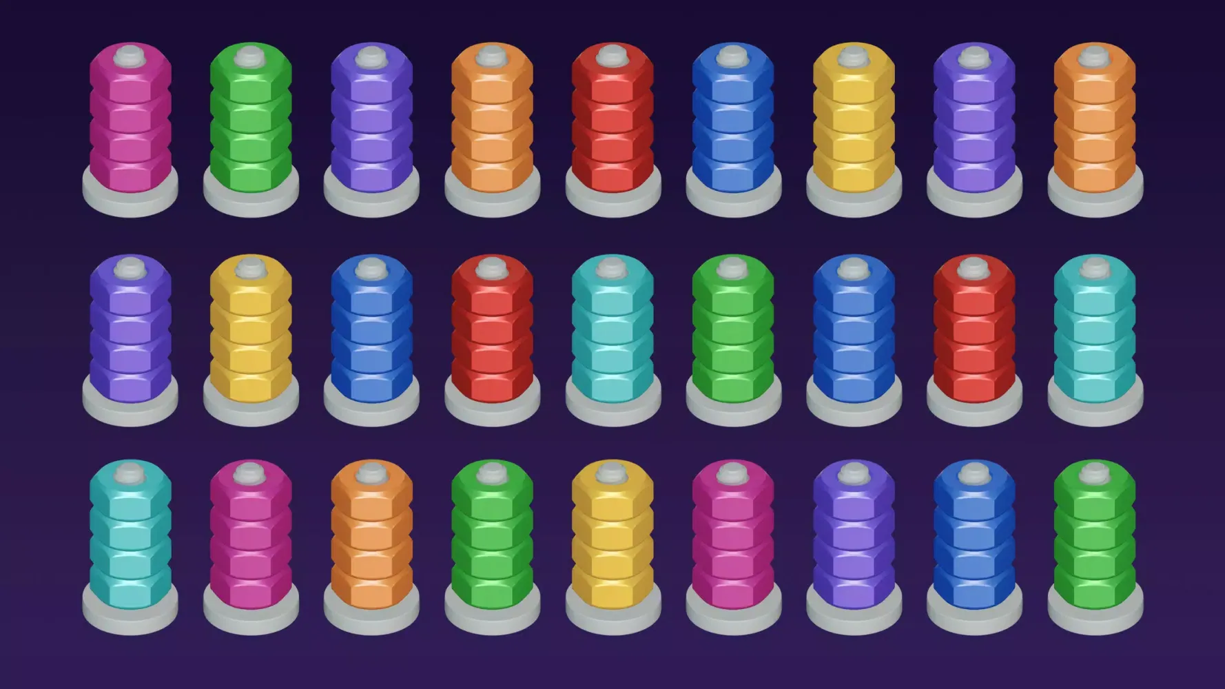 Nut Sort Puzzle:Nuts and Bolts應用截圖