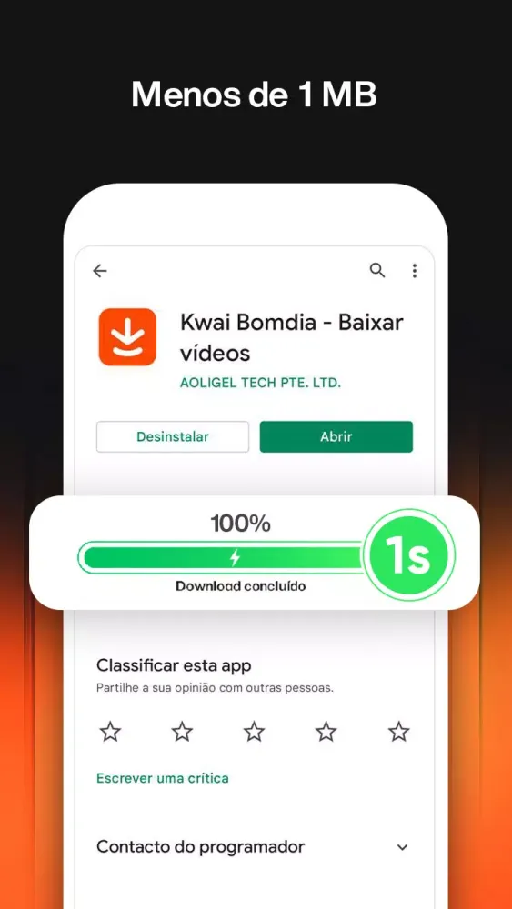 Capturas de pantalla de Kwai Bomdia - Baixar vídeos