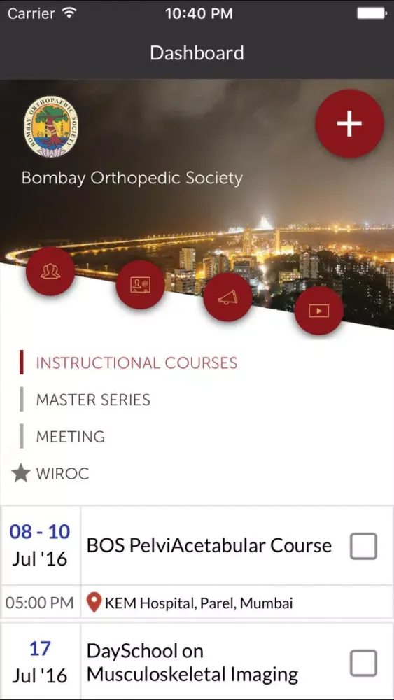 Zrzuty ekranu BOS-BOMBAY ORTHOPAEDIC SOCIETY