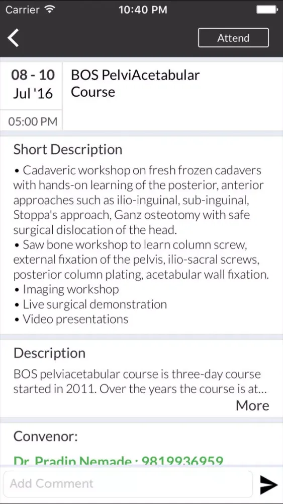 Zrzuty ekranu BOS-BOMBAY ORTHOPAEDIC SOCIETY