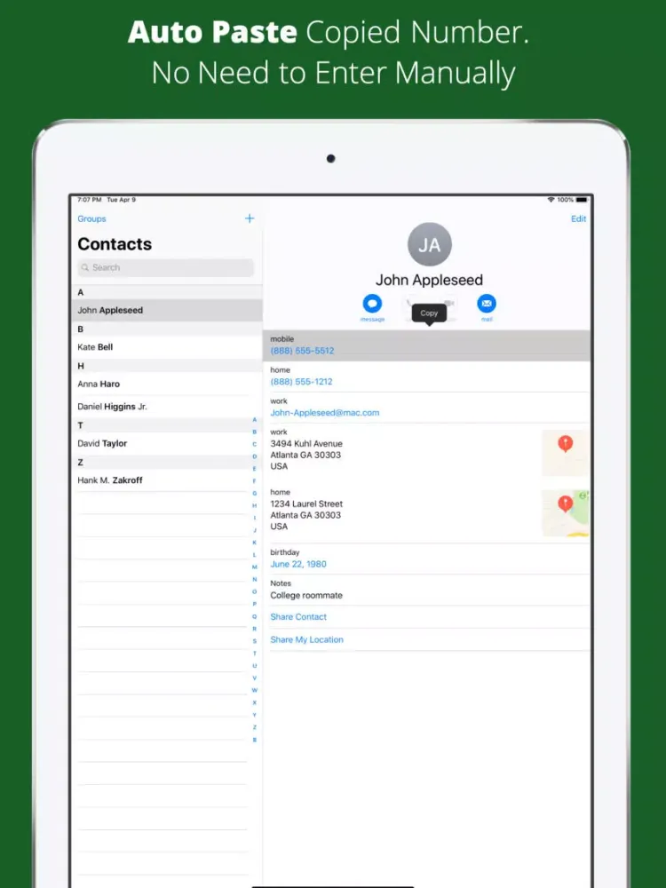 Captures d'écran de ChatDirect - Message Directly iPad 