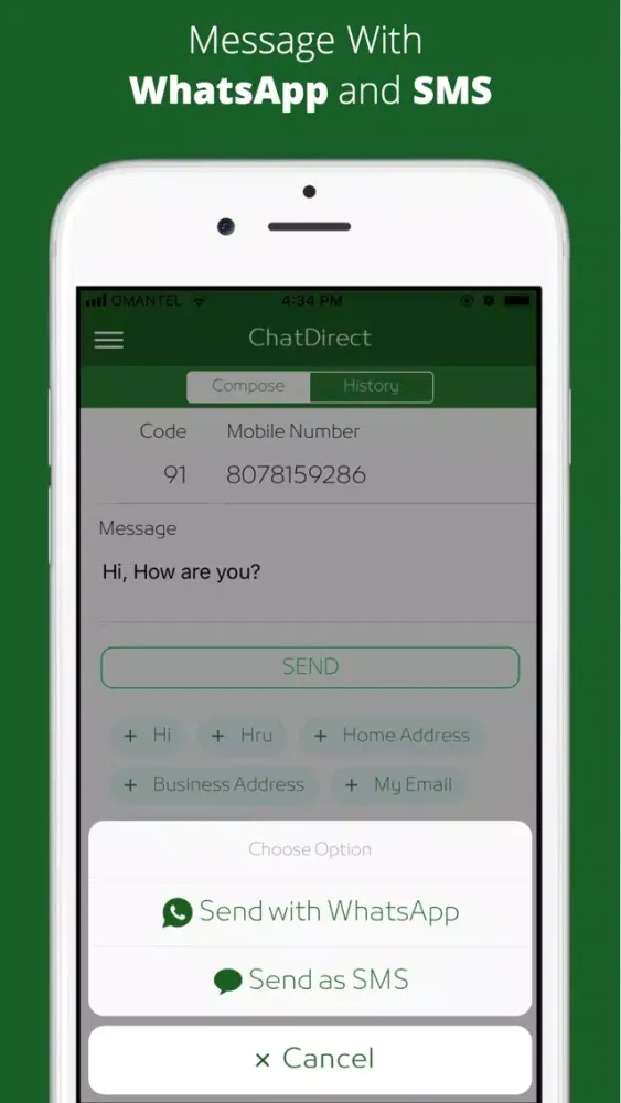 Captures d'écran de ChatDirect - Message Directly