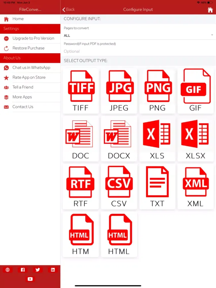 Tangkapan layar Aadhi File Converter, ZIP File iPad 