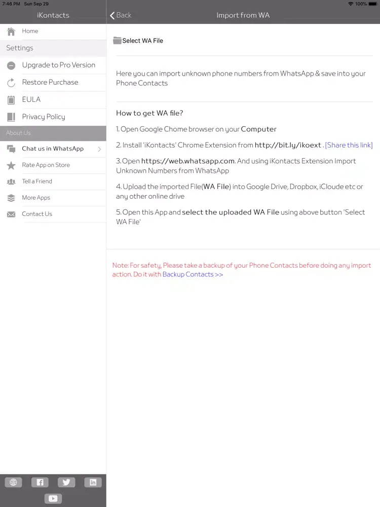 صور iKontacts - Manage Contacts iPad 