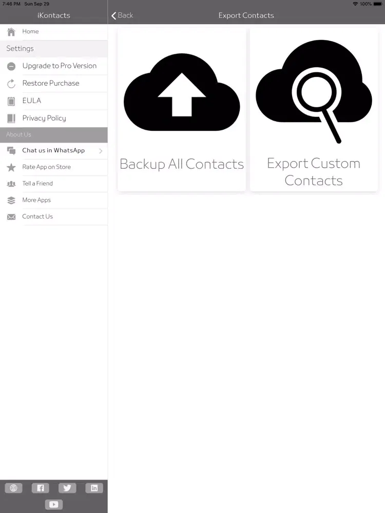 صور iKontacts - Manage Contacts iPad 
