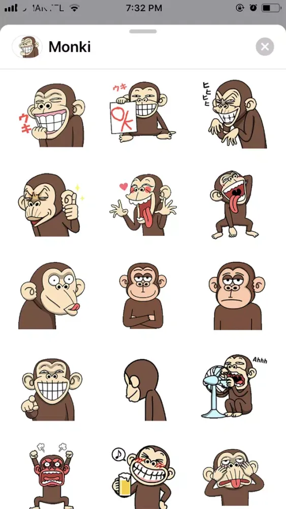 Monki - Animated Stickers Screenshots