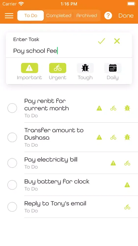 تصاویر qDo - Manage Time & Daily Task